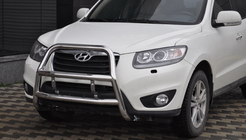 Hyundai Santa Fe 2 2006–2012 Bullbārs WT018 (nerūsējošais tērauds) foto 3