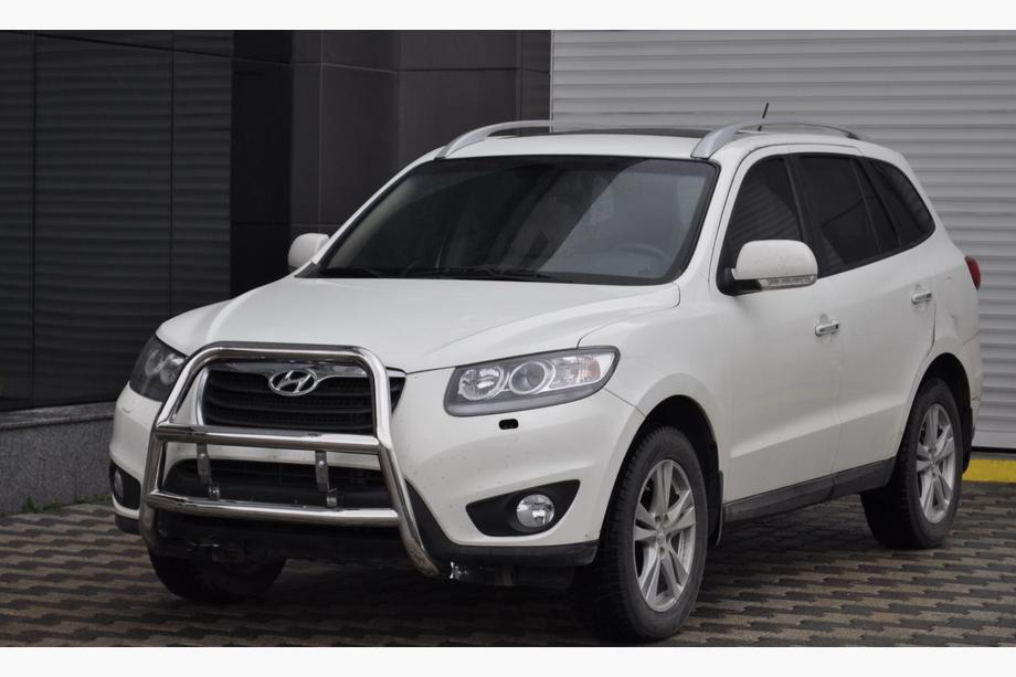 Hyundai Santa Fe 2 2006–2012 Bullbārs WT018 (nerūsējošais tērauds) Image