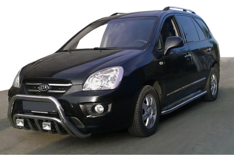 Kia Carens 1999–2012 Priekšējais aizsargstienis WT002 (nerūsējošais tērauds) Image