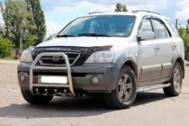 Kia Sorento I BL 2002–2009 Kengurbārs QT007 (nerūsējošais tērauds) foto 2