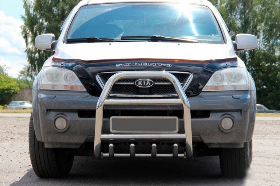 Kia Sorento I BL 2002–2009 Kengurbārs QT007 (nerūsējošais tērauds) Image