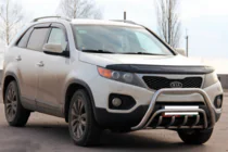Kia Sorento II XM 2009–2014 Bullbārs WT002/2 (nerūsējošais tērauds) foto 3