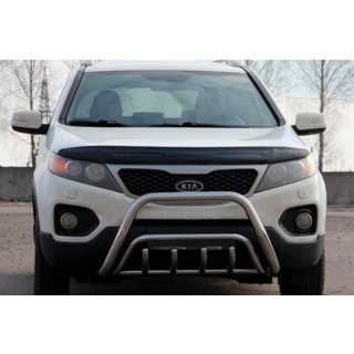 Bullbārs WT002/2 (nerūsējošais tērauds) Kia Sorento II XM 2009–2014 foto 2