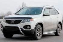 Kia Sorento II XM 2009–2014 Kengurubārs WT007 (nerūsējošais tērauds) foto 1
