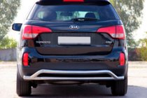 Kia Sorento II XM 2009–2014 Aizmugurējā arka AK007-2 (nerūsējošais tērauds) foto 1
