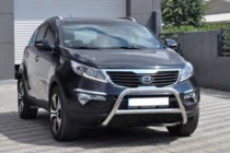 Kia Sportage 2010–2015 Bullbar WT006 (nerūsējošais tērauds) foto 2