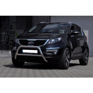 Bullbar WT006 (nerūsējošais tērauds) Kia Sportage 2010–2015 foto 3
