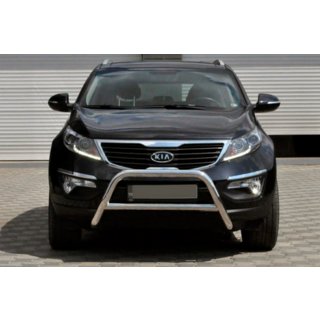 Bullbar WT006 (nerūsējošais tērauds) Kia Sportage 2010–2015 foto 1