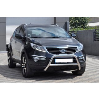 Bullbar WT006 (nerūsējošais tērauds) Kia Sportage 2010–2015 foto 2