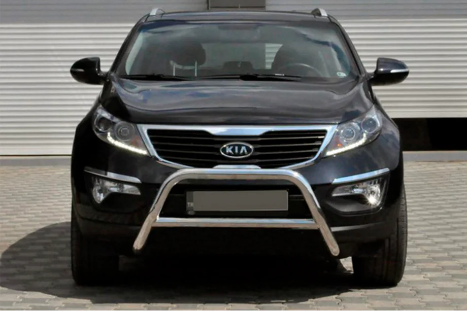 Kia Sportage 2010–2015 Bullbar WT006 (nerūsējošais tērauds) Image