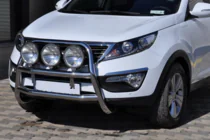Kia Sportage 2010–2015 Bullbārs WT018 (nerūsējošais tērauds) foto 1