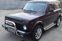 Lada Niva un Urban 1977– Priekšējais aizsargstienis (kengurins) QT006 (nerūsējošais tērauds) foto 3