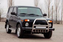 Lada Niva un Urban 1977– Kengurbārs QT007 (nerūsējošais tērauds) foto 4