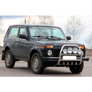 Kengurbārs QT007 (nerūsējošais tērauds) Lada Niva un Urban 1977– foto 3