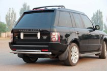 Range Rover III L322 2002–2012 Aizmugurējais aizsargloks AK002-Dubultā (nerūsējošais tērauds) foto 1