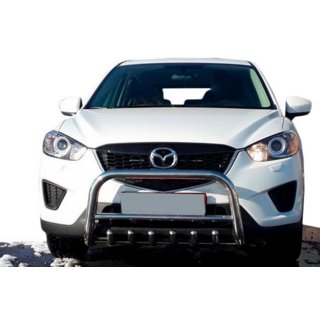 Priekšējais aizsargstienis WT021 (nerūsējošais tērauds) Mazda CX-5 2012–2017 foto 3
