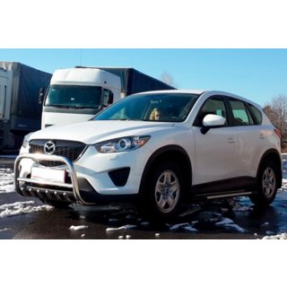 Priekšējais aizsargstienis WT021 (nerūsējošais tērauds) Mazda CX-5 2012–2017 foto 1