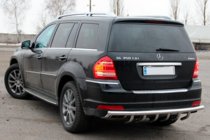 Mercedes GL class X164 2006–2012 Aizmugurējā aizsargstīpa AK-style (nerūsējošais tērauds) foto 3