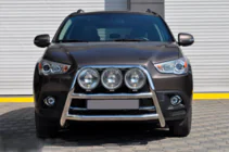 Mitsubishi ASX 2010–2023 Bullbārs WT018 (nerūsējošais tērauds) foto 1