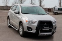 Mitsubishi ASX 2010–2023 Sānu sliekšņu caurules BB002 (2 gab., nerūsējošais tērauds) foto 2