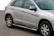 Mitsubishi ASX 2010–2023 Sānu sliekšņu caurules BB002 (2 gab., nerūsējošais tērauds) foto 1