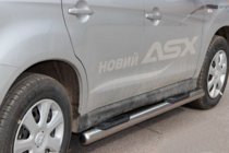 Mitsubishi ASX 2010–2023 Sānu sliekšņu caurules BB002 (2 gab., nerūsējošais tērauds) foto 3