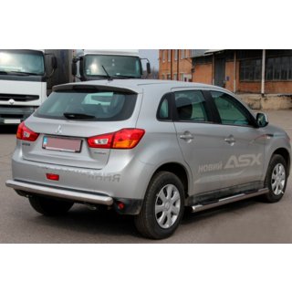 Sānu sliekšņu caurules BB002 (2 gab., nerūsējošais tērauds) foto 4