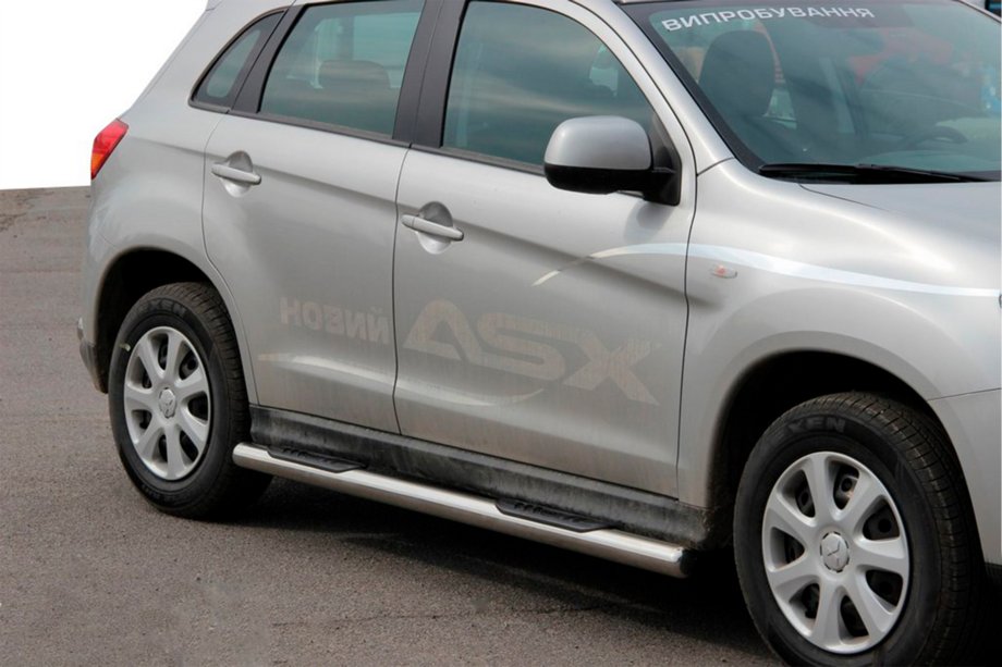 Mitsubishi ASX 2010–2023 Sānu sliekšņu caurules BB002 (2 gab., nerūsējošais tērauds) Image
