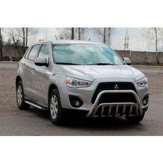Priekšējais bullbar WT002 (nerūsējošais tērauds) foto 1