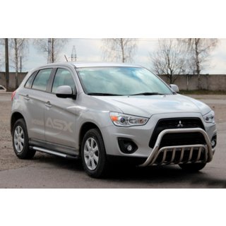 Priekšējais bullbar WT002 (nerūsējošais tērauds) foto 3