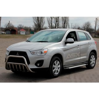 Priekšējais bullbar WT002 (nerūsējošais tērauds) foto 2
