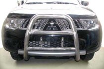 Mitsubishi L200 2006–2015 Bullbārs WT018 (nerūsējošais tērauds) foto 3