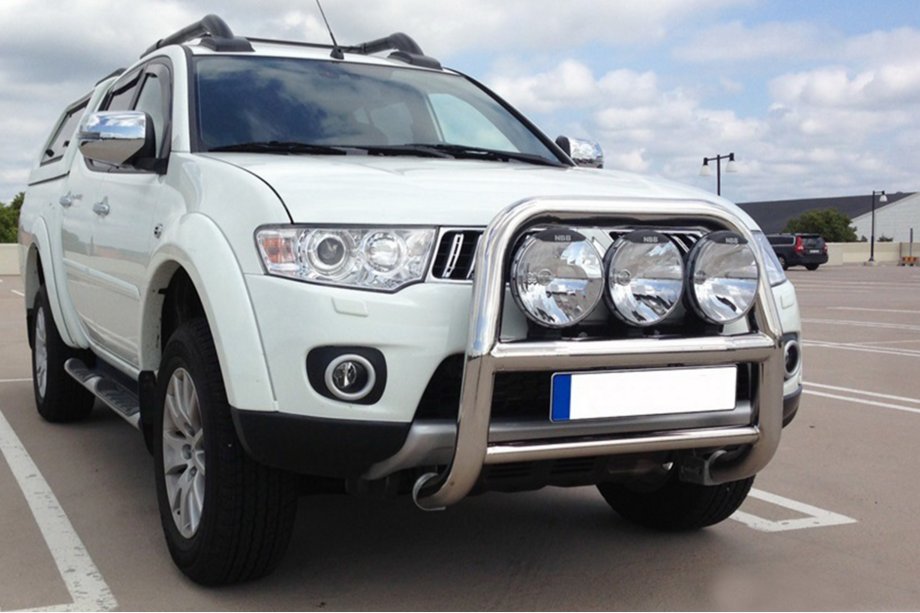 Mitsubishi L200 2006–2015 Bullbārs WT018 (nerūsējošais tērauds) Image