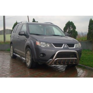 Priekšējais bullbar WT002 (nerūsējošais tērauds) foto 2