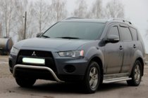 Mitsubishi Outlander 2006–2012 Kengurubārs WT007 (nerūsējošais tērauds) foto 2