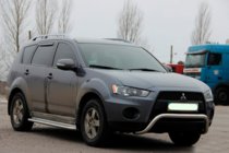 Mitsubishi Outlander 2006–2012 Kengurubārs WT007 (nerūsējošais tērauds) foto 3