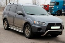 Mitsubishi Outlander 2006–2012 Kengurubārs WT007 (nerūsējošais tērauds) foto 4