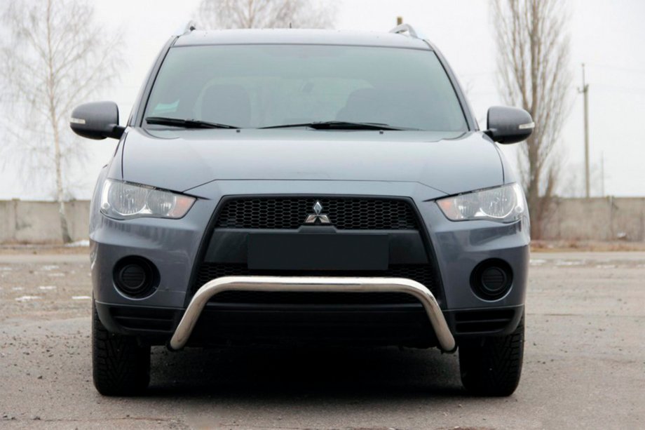 Mitsubishi Outlander 2006–2012 Kengurubārs WT007 (nerūsējošais tērauds) Image