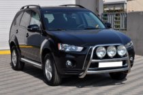 Mitsubishi Outlander 2006–2012 Bullbar WT018 (2010-2012, nerūsējošais tērauds) foto 2