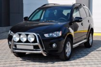 Mitsubishi Outlander 2006–2012 Bullbar WT018 (2010-2012, nerūsējošais tērauds) foto 3