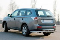 Mitsubishi Outlander 2012–2021 Aizmugurējais aizsargloks AK004 (nerūsējošais tērauds) foto 1