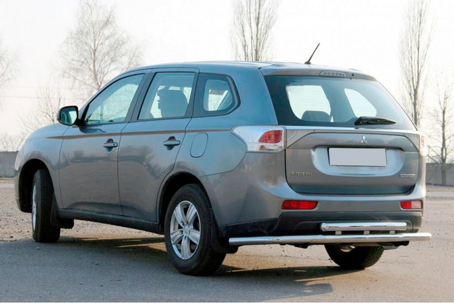 Mitsubishi Outlander 2012–2021 Aizmugurējais aizsargloks AK004 (nerūsējošais tērauds) Image
