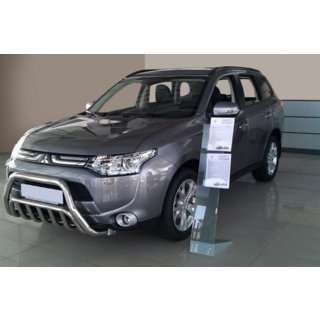 Priekšējais bullbar WT002 (nerūsējošais tērauds) foto 3