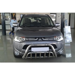 Priekšējais bullbar WT002 (nerūsējošais tērauds) foto 2