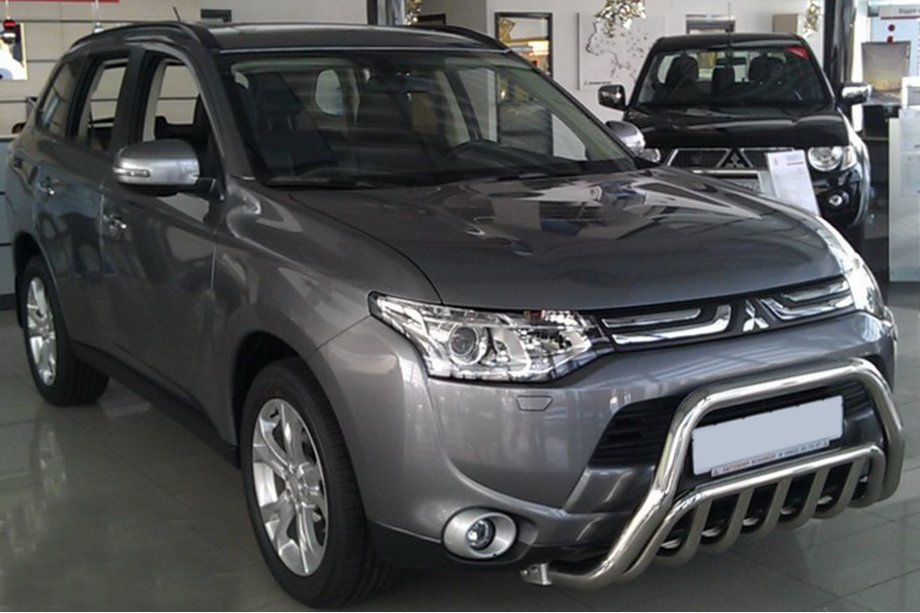 Mitsubishi Outlander 2012–2021 Priekšējais bullbar WT002 (nerūsējošais tērauds) Image