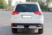 Mitsubishi Pajero Sport 2008–2015 Aizmugures aizsargstienis AK003-Special (2 gab., nerūsējošais tērauds) foto 2