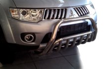 Mitsubishi Pajero Sport 2008–2015 Priekšējais kengurins WT002 (nerūsējošais tērauds) foto 4