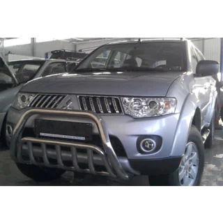Priekšējais kengurins WT002 (nerūsējošais tērauds) Mitsubishi Pajero Sport 2008–2015 foto 3