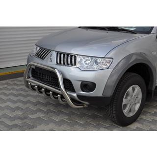 Priekšējais kengurustienis WT003 (nerūsējošais tērauds) Mitsubishi Pajero Sport 2008–2015 foto 3