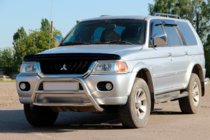 Mitsubishi Pajero Sport 1996–2007 Priekšējais aizsargstienis WT022 (nerūsējošais tērauds) foto 1